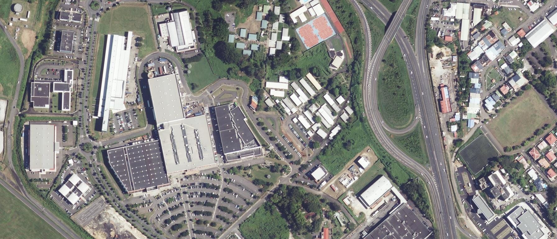 Vue aérienne de Lycée général et technologique Félix PROTO