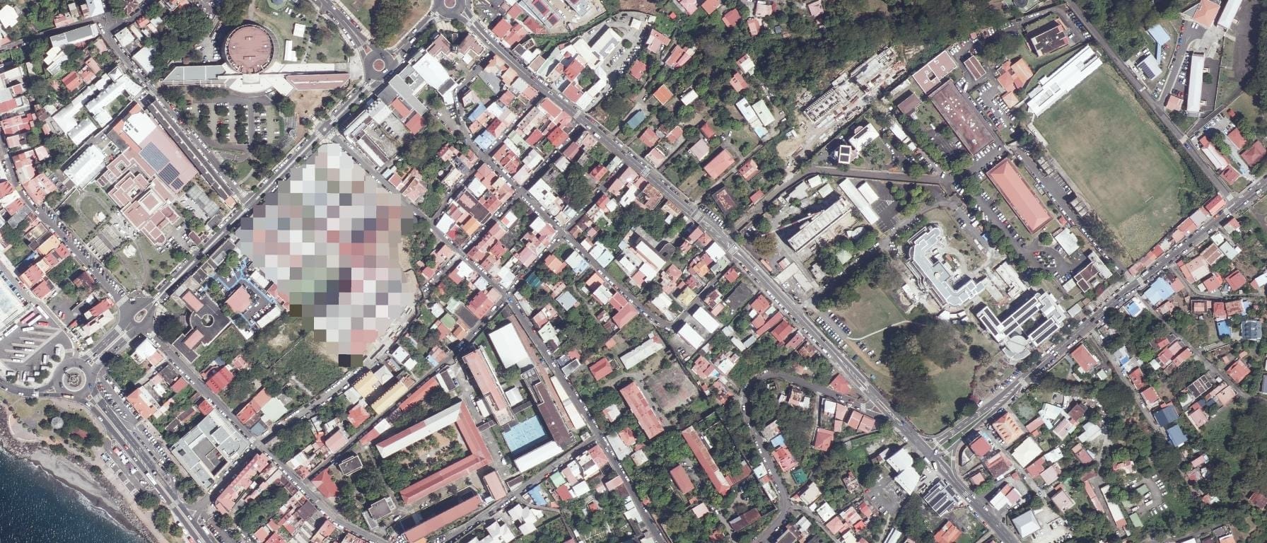 Vue aérienne de Lycée Les Perseverants
