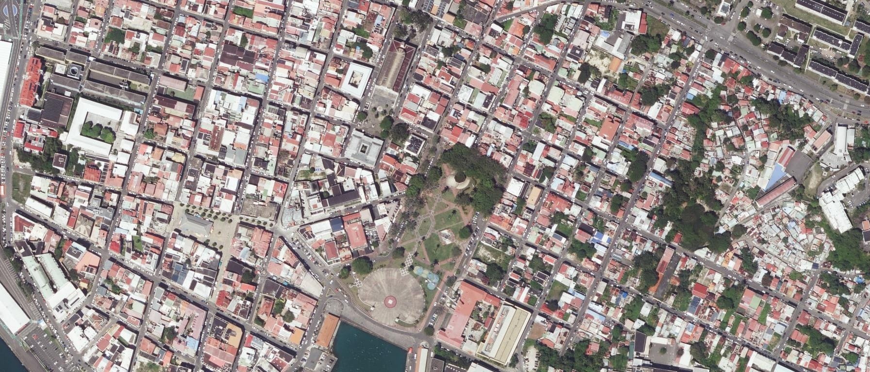 Vue aérienne de CHAMBRE DE COMMERCE ET D INDUSTRIE DE REGION DES ILES DE GUADELOUPE