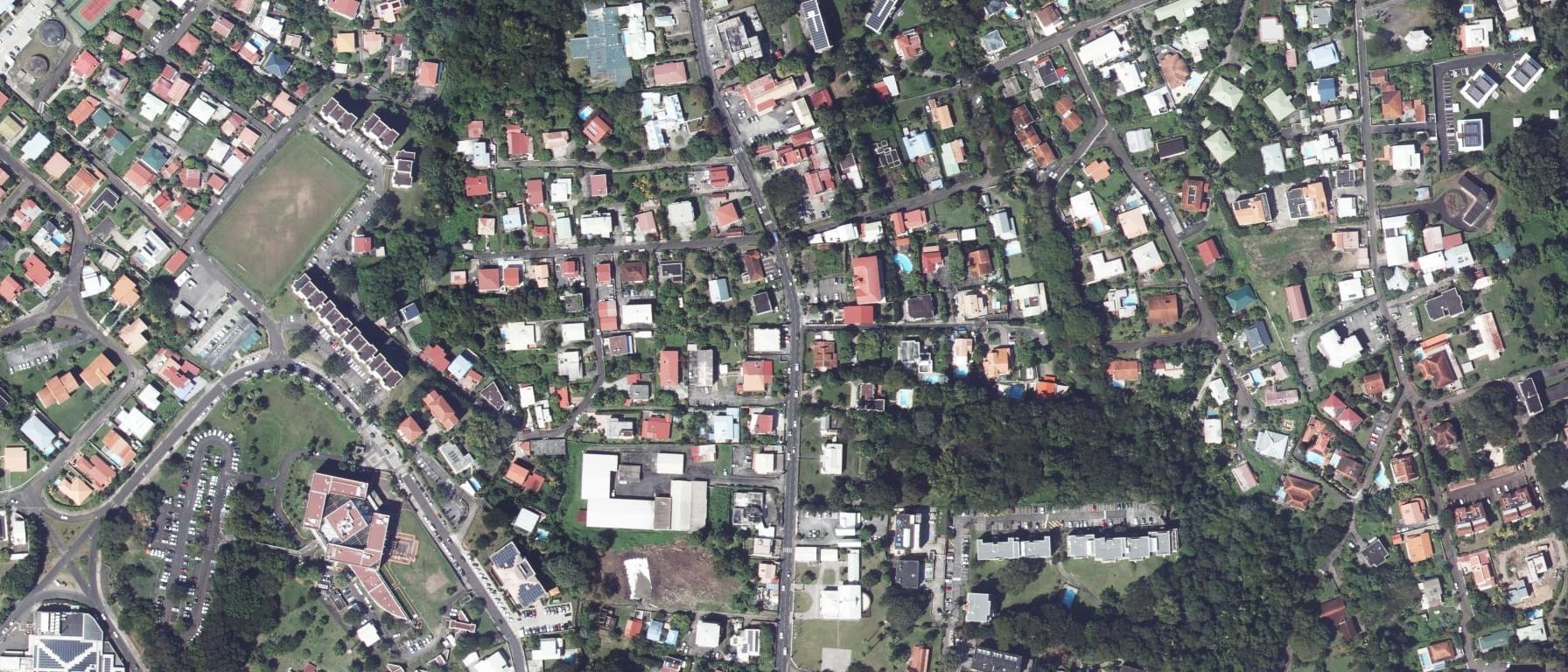 Vue aérienne de Lycée de l'Union