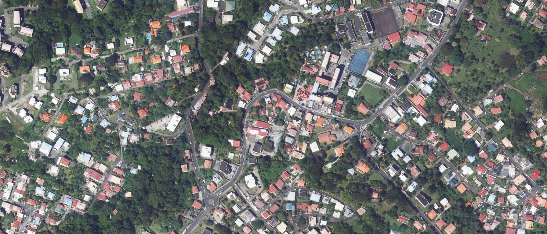 Vue aérienne de Lycée AMEP