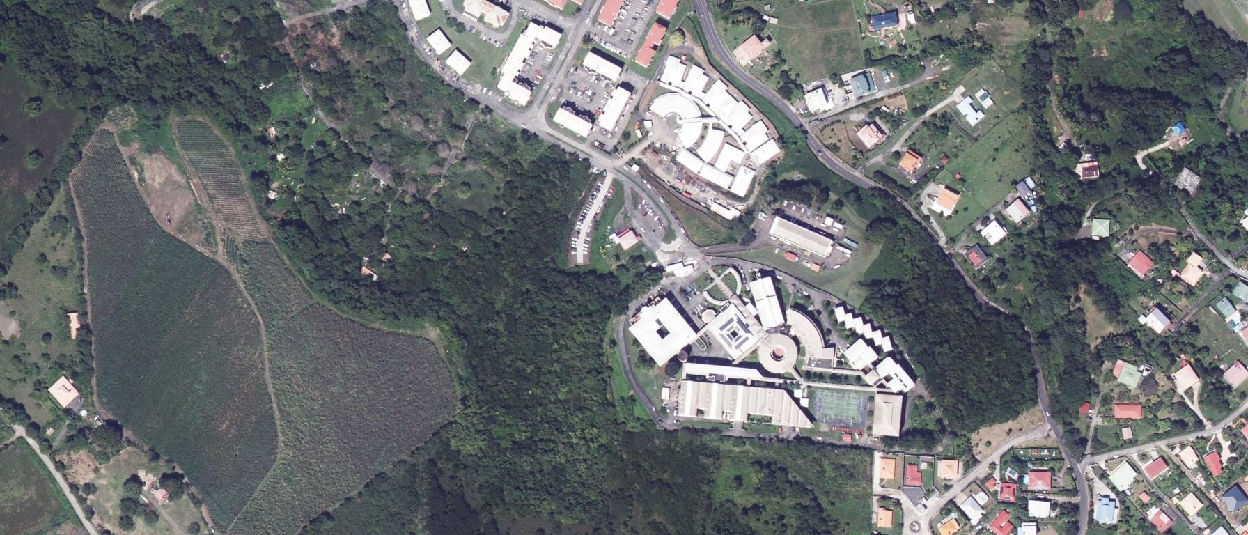 Vue aérienne de Lycée Joseph Zobel