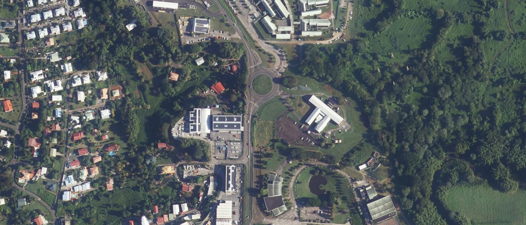 Vue aérienne de Institut Martiniquais du Sport (IMS)