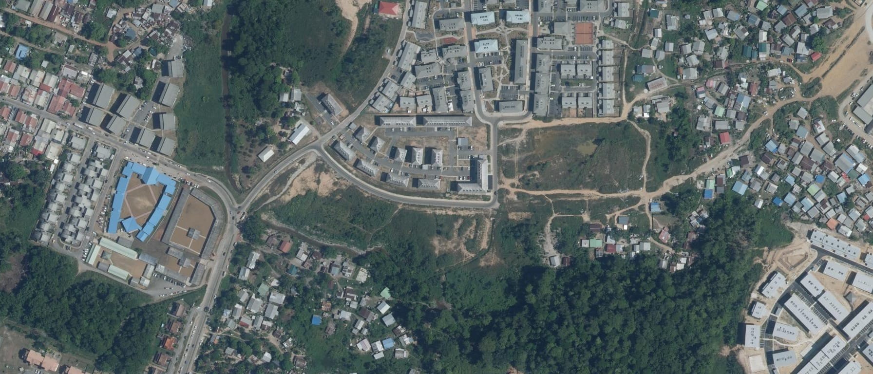 Vue aérienne de Lycée Bertene Juminer