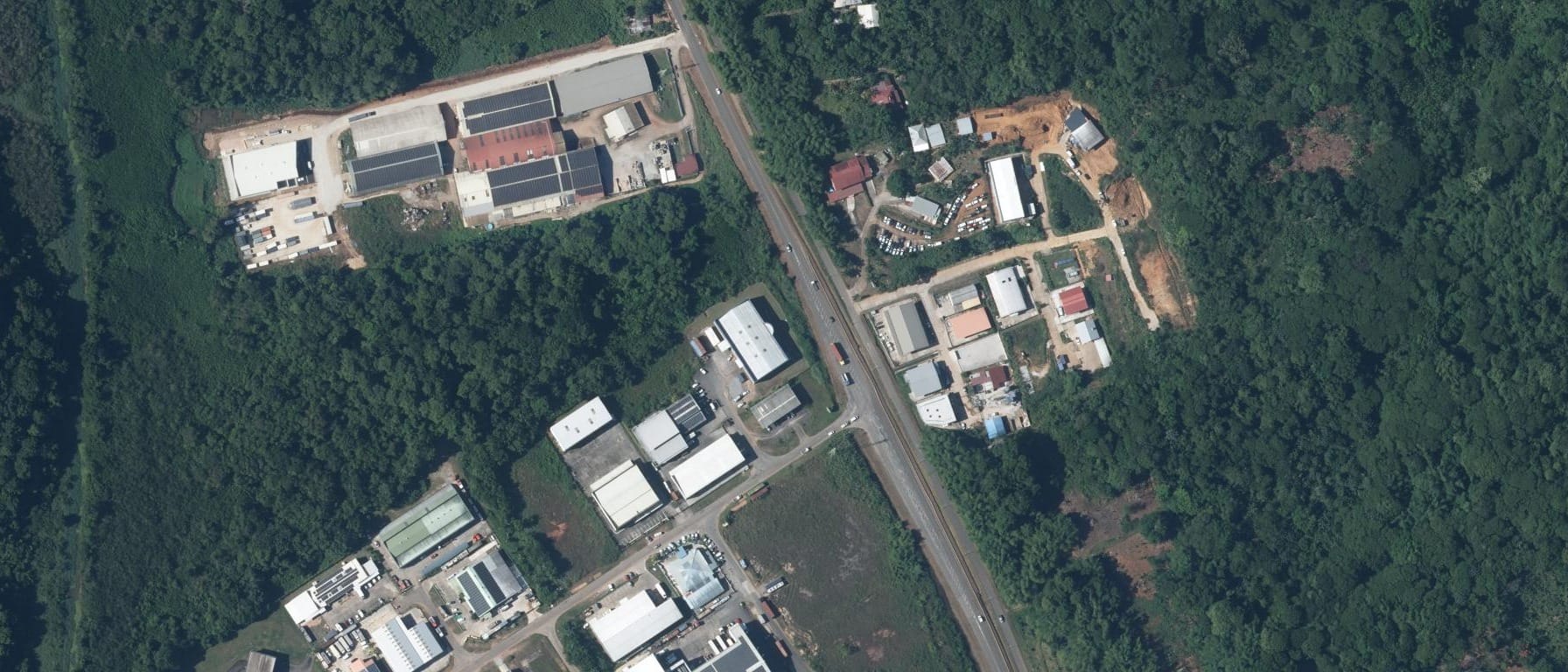 Vue aérienne de EGC Guyane