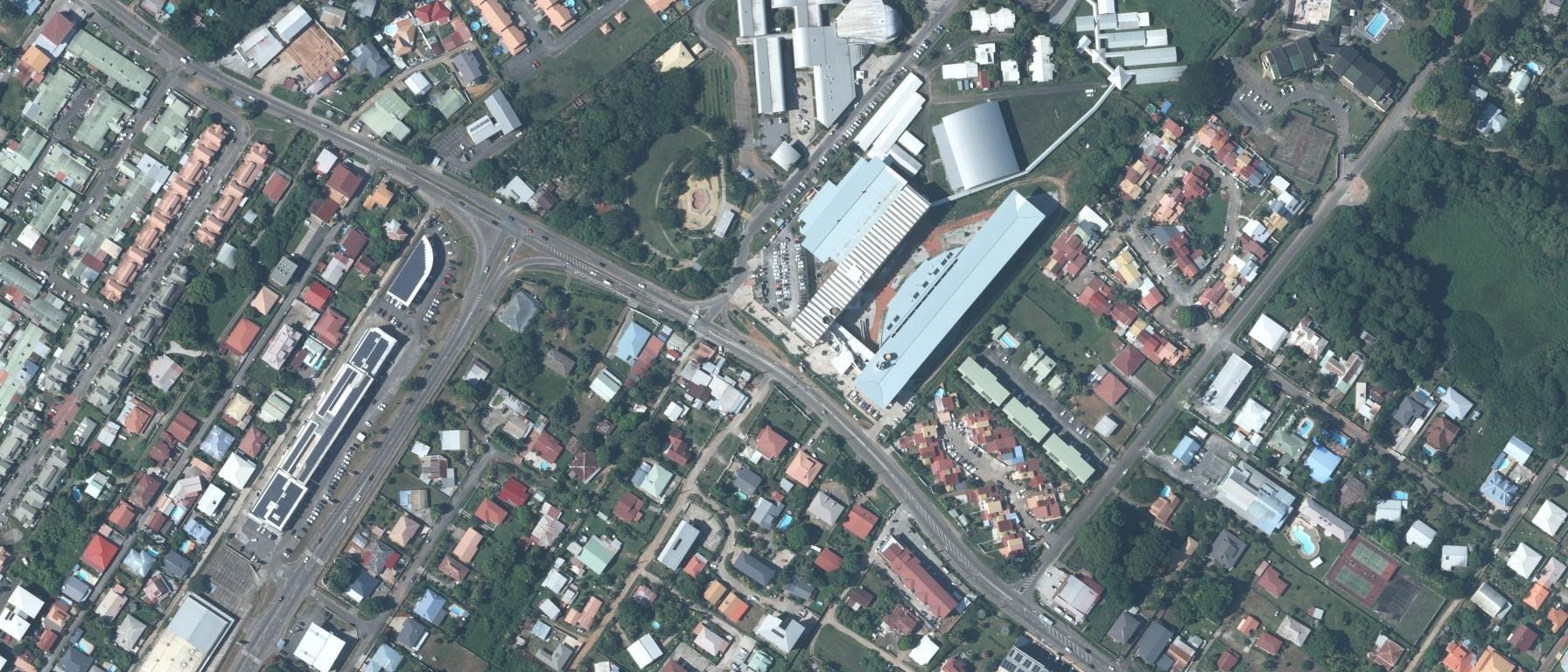 Vue aérienne de Lycée Melkior Garre
