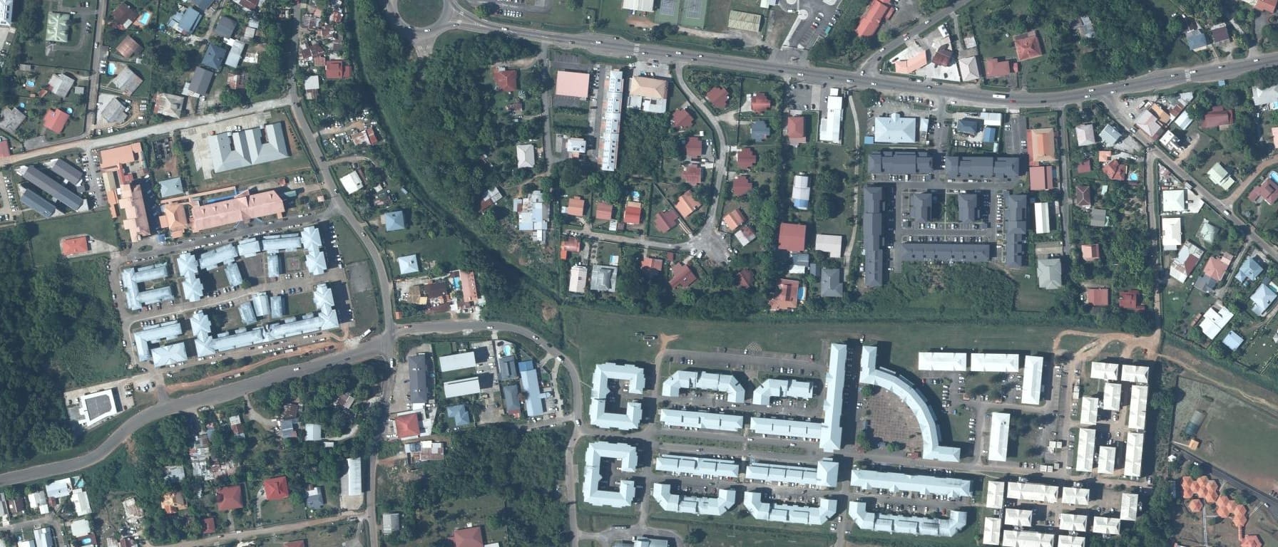 Vue aérienne de IRDTS Cayenne