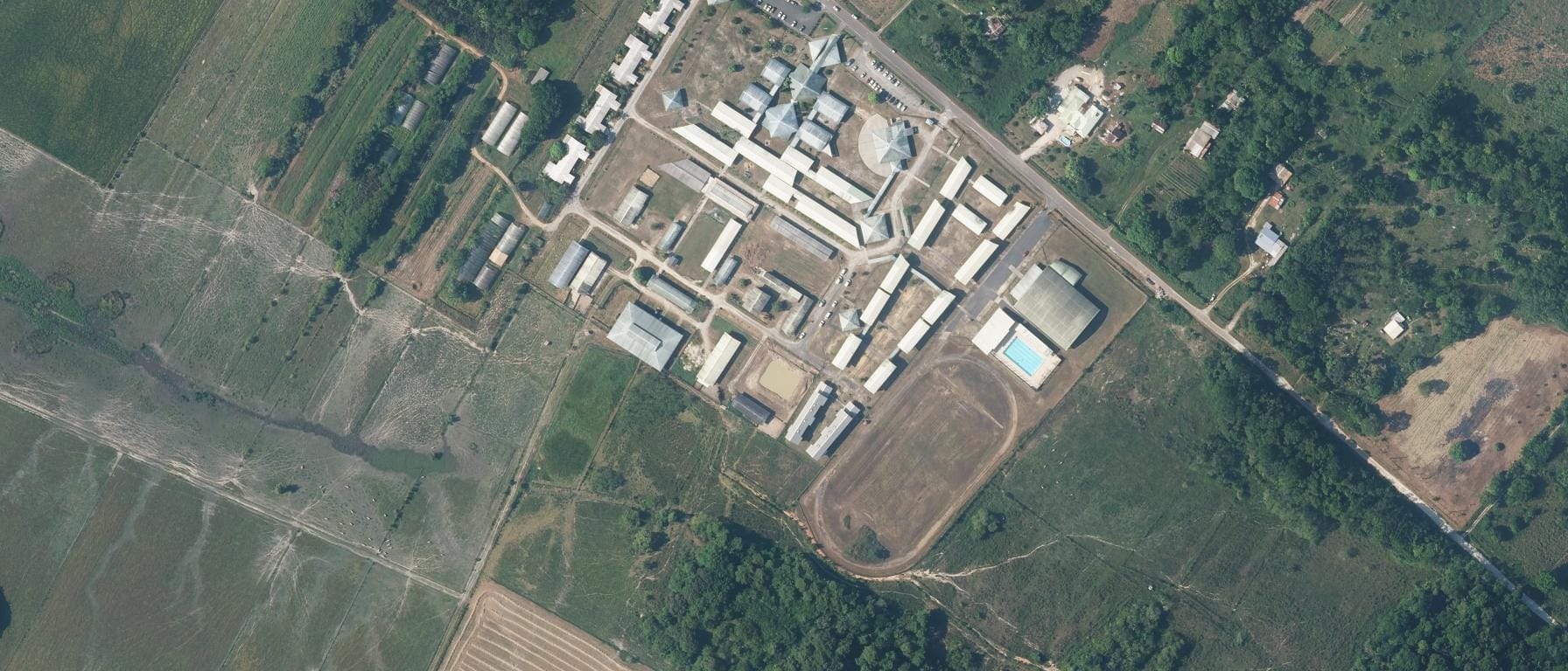 Vue aérienne de Lycée d'Enseignement Général et Technologique Agricole de MACOURIA