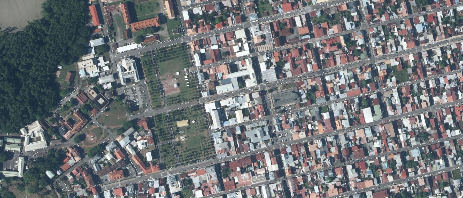 Vue aérienne de CFA DE LA CCI REGION GUYANE