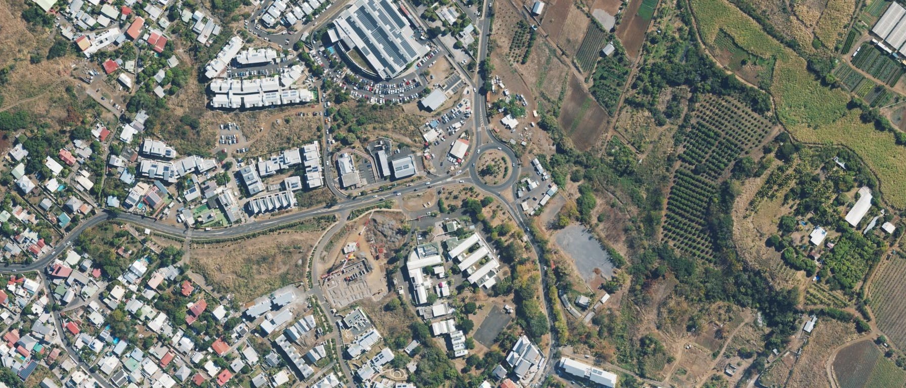 Vue aérienne de CMA FORMATION CENTRE DE SAINT-GILLES LES HAUTS