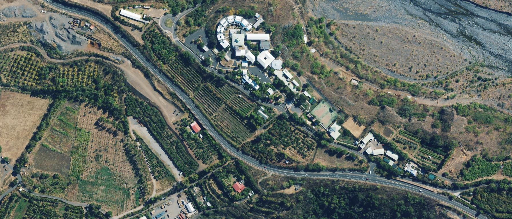 Vue aérienne de CFAA DE ST PAUL