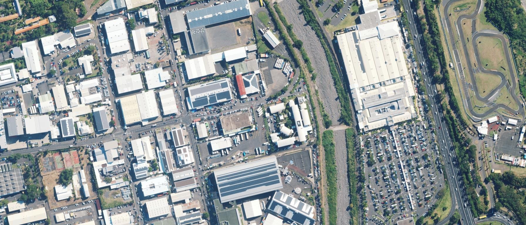 Vue aérienne de EGC de la Réunion