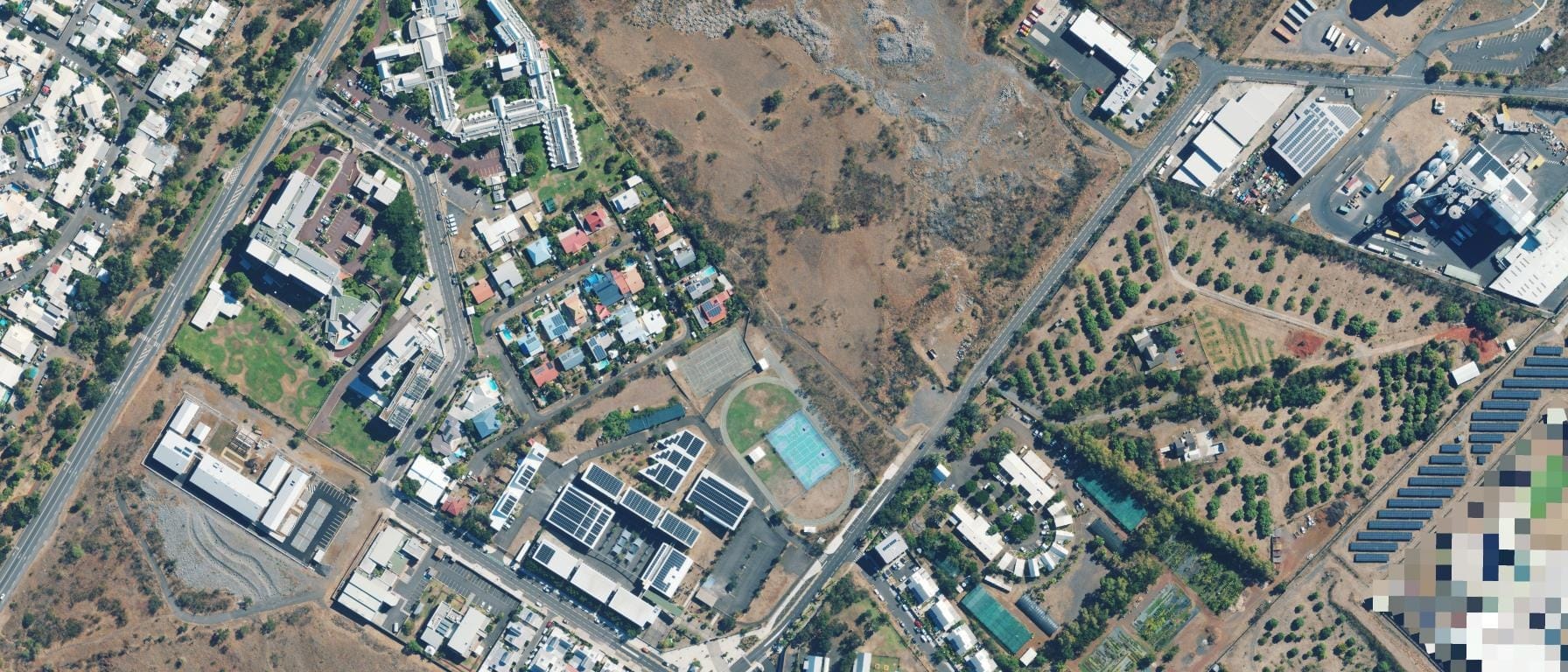 Vue aérienne de Ecole nationale supérieure d'architecture de La Réunion