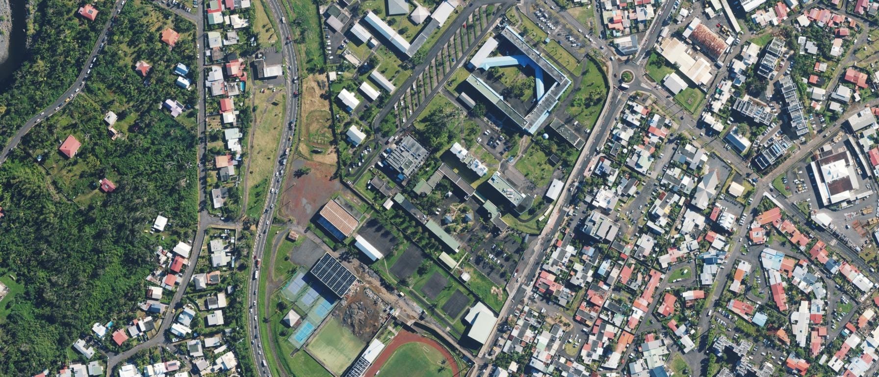 Vue aérienne de LPO Nelson Mandela