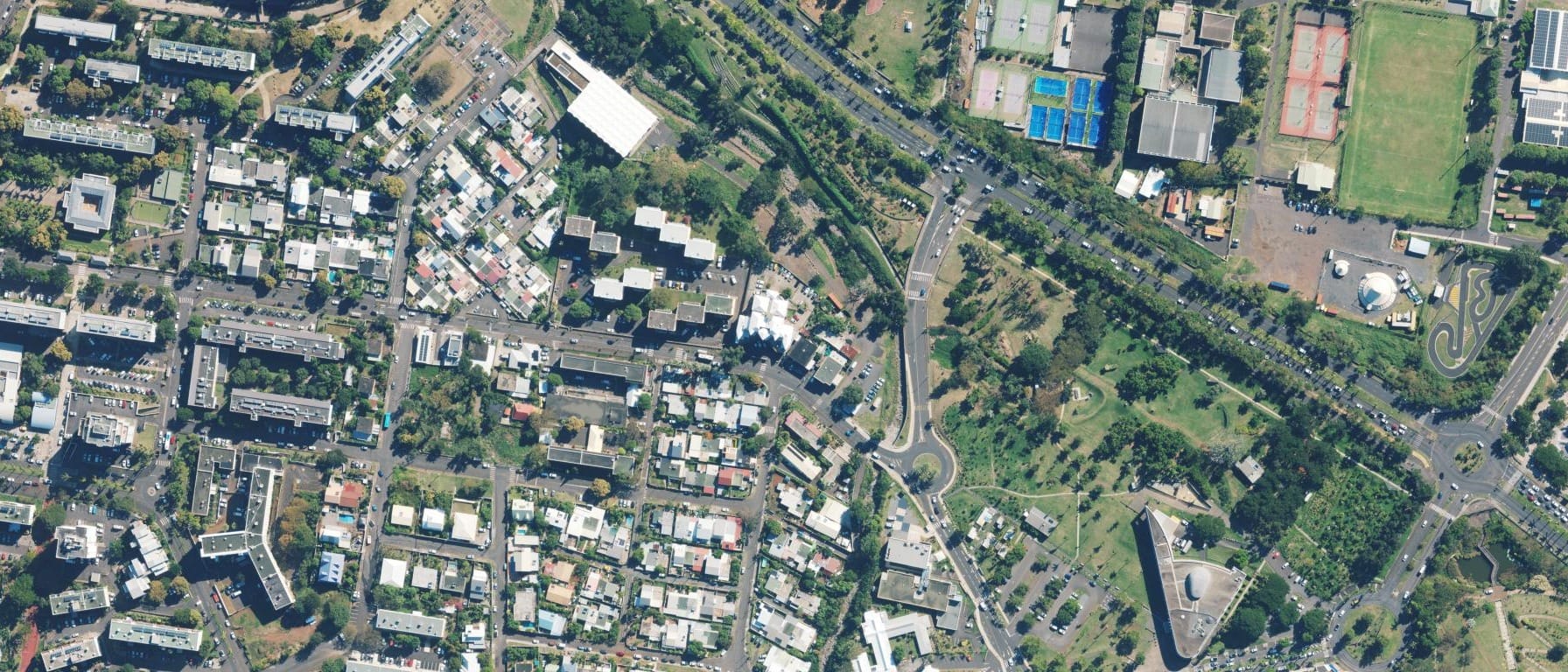 Vue aérienne de UCO - LA REUNION