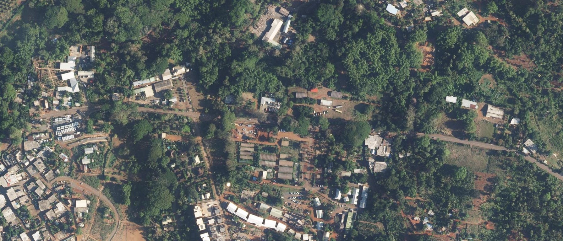 Vue aérienne de Lycée professionnel agricole de COCONI