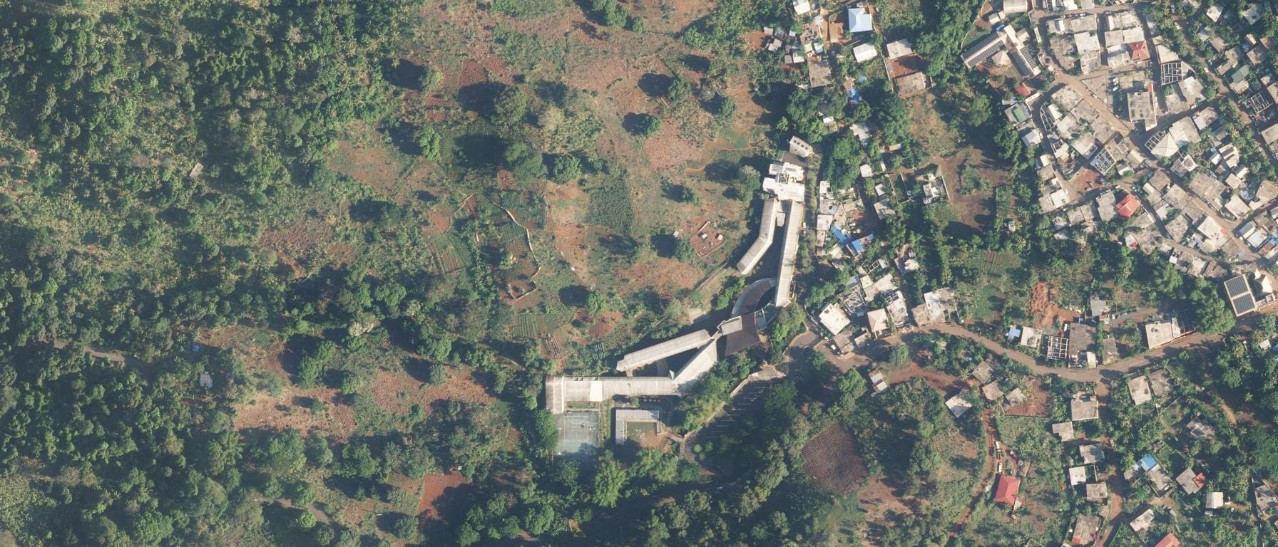 Vue aérienne de Lycée Polyvalent de Dembeni