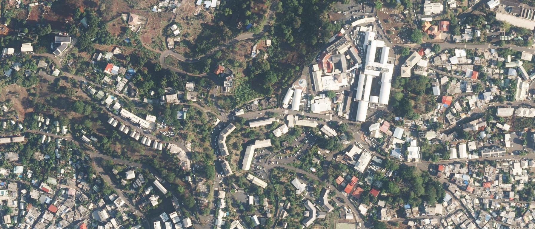 Vue aérienne de Regroupement d'IFSI de Mayotte