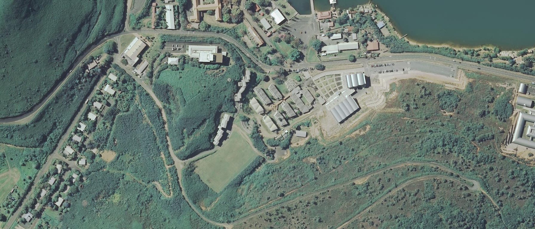 Vue aérienne de Polytech Nice Sophia - site Nouvelle Calédonie (Nouméa - 988)