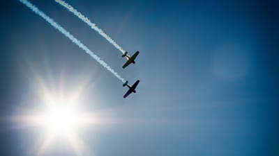 avions, flugshow, salon de l'aéronautique, en volant, paradis
