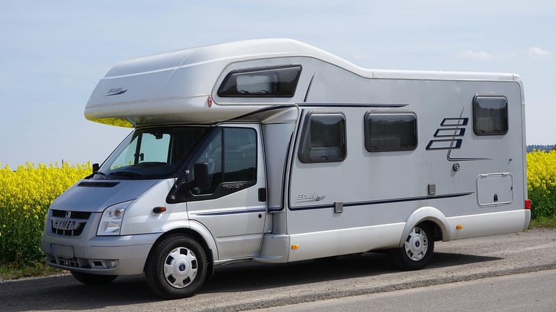 campeur, hymer, camping car, vacances, camping, la nature, voiture, autobus de camping, gué, transit ford camper, camping car, camping car, camping car, camping car, camping car