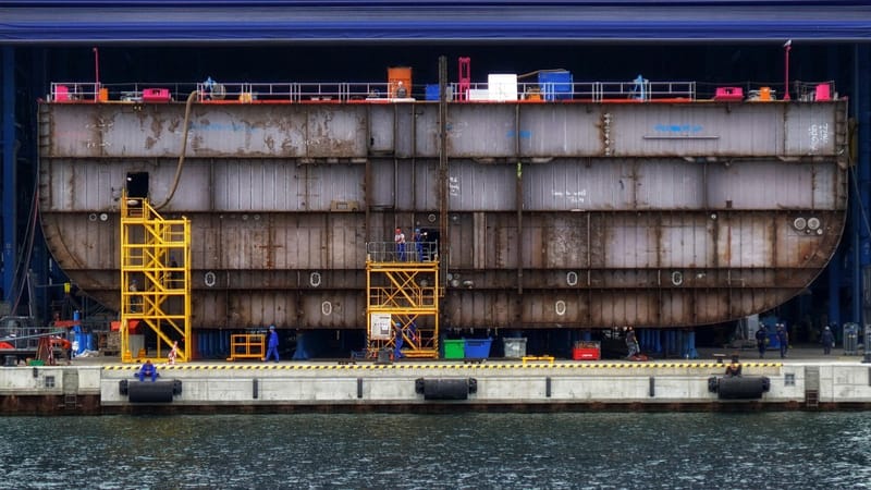 récipient, la construction navale, nature, transport, chantier naval, marins, bateau de croisière, mer, crise, les délais de livraison
