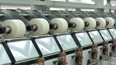 machine, industrie, usine, équipement, sujet, enroulement, textile, machines, couture, bobine, la production, contrôle, fil, coton, industrielle