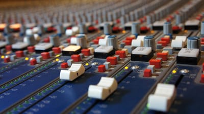 fader, analogique, studio de son, mélange, console, bureau, mixer, du son, égaliseur, enregistrement, studio d'enregistrement