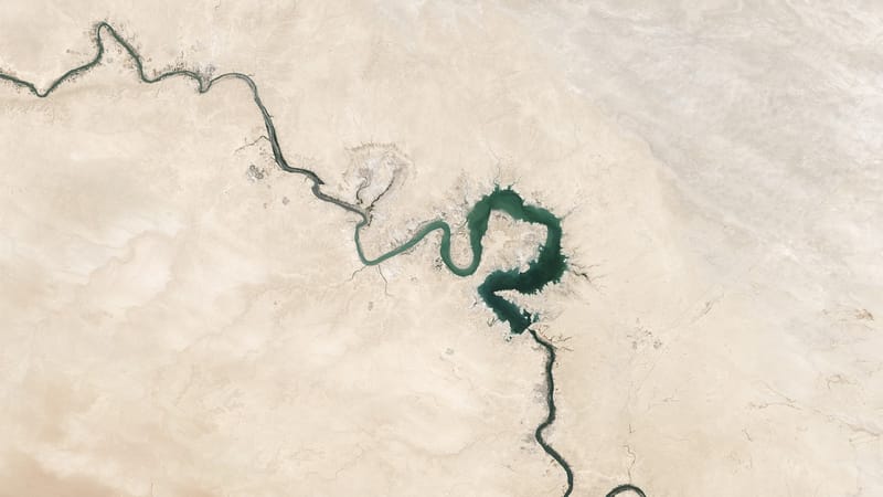 fissures, désert, nature, sec, euphrate, sable, topographie, vaste terre aride, fleuve
