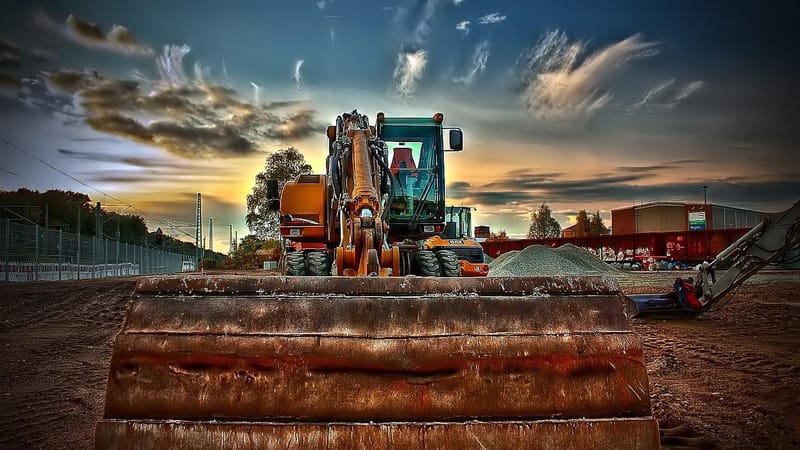 excavatrice, pelle, catapilleur, machine, machinerie, engin de chantier, imeuble, outil, chantier de construction, excavateurs
