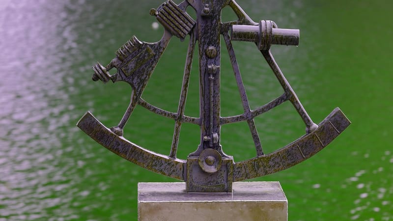 sextant, navigation maritime, navigation navale, instrument de navigation