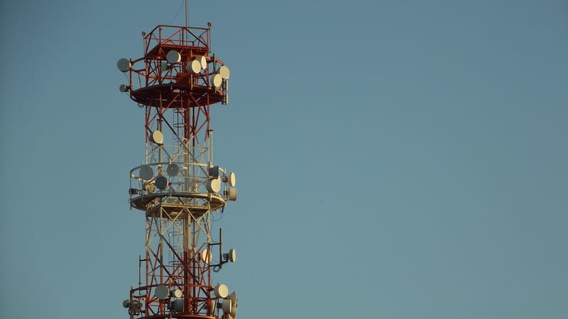télécommunications, cellulaire, réseau, antenne, mobile, sans fil, 4g, radio, 3g, bleu mobile, bleu radio