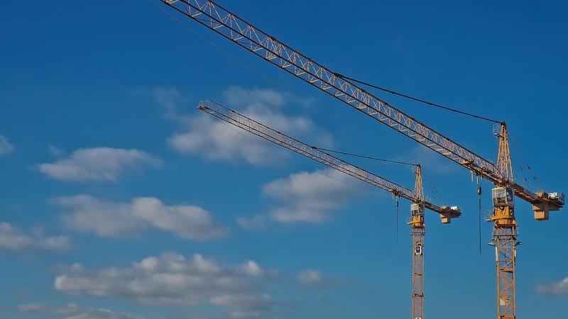 grue, la technologie, grue de chantier, chantier de construction, machine, travailler, cabine de conduite, construire, les travaux de construction, la construction de logements, engin de chantier, grues, hydraulique, paradis, haute