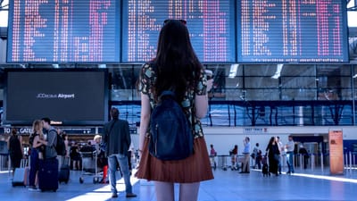 aéroport, femme, vol, embarquement, en voyageant, touristique, voyage, départ, arrivée, terminal, voyage, voyage, voyage, voyage, voyage