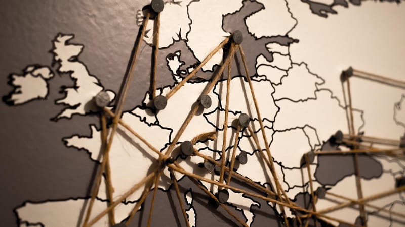 l'europe , voyager, carte, carte du monde, monde, connexions, continent, destination