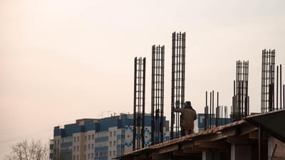 imeuble, ouvriers, les constructeurs, travailler, travail, immeuble de grande hauteur, loger, réparation, architecture, ingénieur