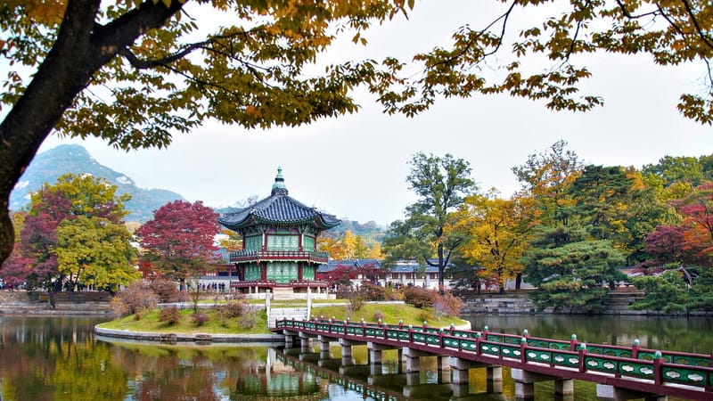 pavillon hyangwonjeong, pavillon, étang, pont, pagode, réflexion, imeuble, historique, repère, attraction touristique, biens culturels, destination touristique, coréen, palais de gyeongbok, gwanghwamun, séoul, république de corée, pagode, pagode, séoul, séoul, séoul, séoul, séoul