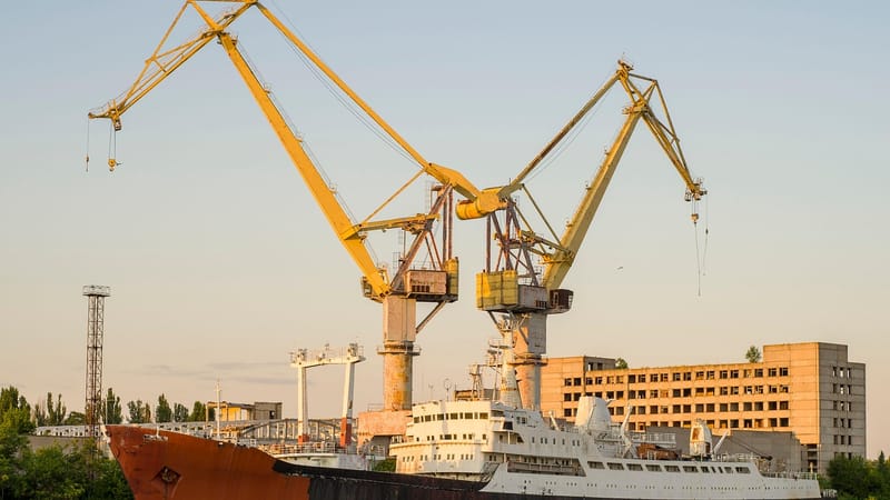 bateau, grue, port, chantier naval, réparation, dock, quai flottant, industriel, imeuble, industrie, maritime, nautique