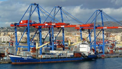 port à conteneurs, port, côte, architecture, bateaux, grue, grues, port maritime, cargo, nature, grues portuaires, porte-conteneurs, cargaison, commerce de marchandises, îles canaries, récipient, expédition, terminal à conteneurs, océan, industrie, ville, mer, espagne, las palmas, bateau, commerce