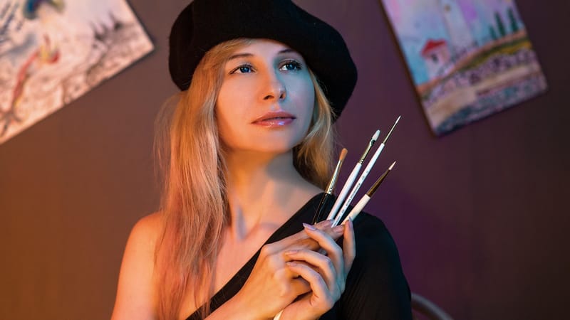 l'artiste, glands, des peintures, peinture, prend de l'artiste, art, création, décor, fais, le processus créatif, atelier de création, papier, crayon, карандашная ingénierie, toile, peintures, peinture à l'huile