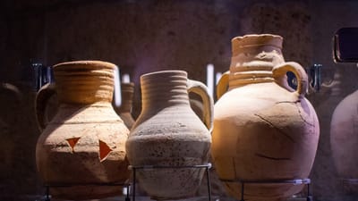 d'anciens pots, archéologie, musée, ancien, l'histoire, fouilles, historique
