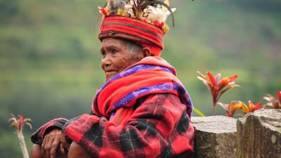 philippines, igorot, montagnes, homme, vieil homme, âgé, aîné, voyager, ethnologie, tourisme, province de montagne