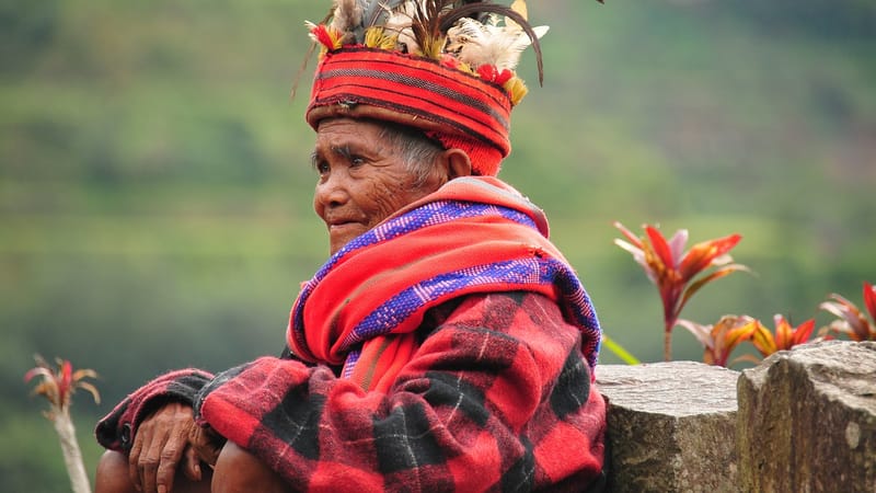 philippines, igorot, montagnes, homme, vieil homme, âgé, aîné, voyager, ethnologie, tourisme, province de montagne