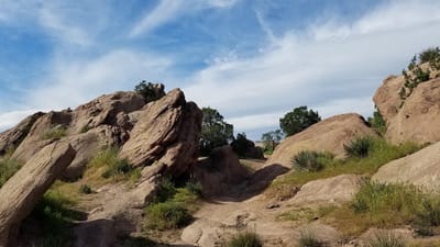 vazquez roches, nature, californie, terrain, fonctionnalité, formation, géologique, géologie, paysage, parc, grès, scénique, ciel bleu