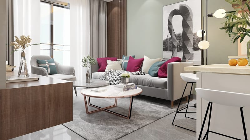 appartement, design d'intérieur, à l'intérieur, décorer, pièce, maison, intérieur, moderne, espace, modèle, salon, appartement, salon, salon, salon, salon, salon