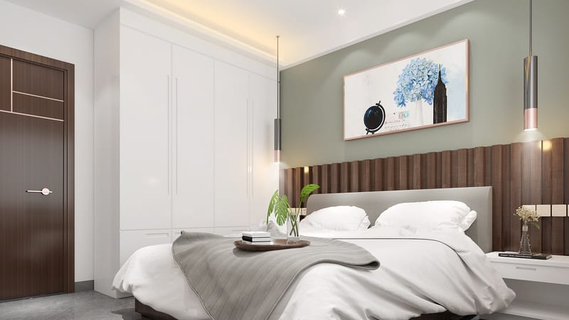 appartement, design d'intérieur, à l'intérieur, décorer, pièce, maison, intérieur, moderne, espace, modèle, chambre à coucher