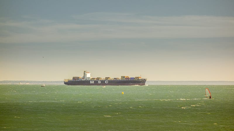 porte-conteneur, paquebot, mer, nature, marchandise, cargo, logistique, navire, port, fret, conteneur, commerce, international