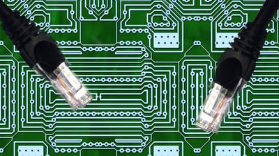 circuit imprimé, fiche, électronique, réseau, se connecter, câble réseau, l'internet, il