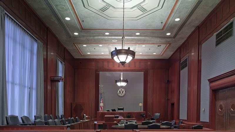 salle d'audience, bancs, des places, droit, justice, éclairage, bois, en bois, à l'intérieur, l'architecture, jury, essai, salle d'audience, droit, justice, justice, justice, justice, justice