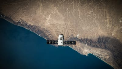 la technologie, aéronautiques, espace, voyager, bateau, artisanat, satellite, air, nature, terre, l'eau, orbite, brun de la technologie, la terre brune